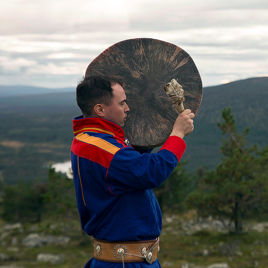 Sami people in Lapland.